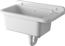 Aqualine Závesná výlevka s odkladacou plochou 60x34cm, plast, biela PI5060 Aqualine Závesná výlevka s odkladacou plochou 60x34cm, plast, biela PI5060