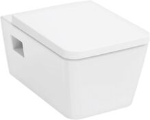 Hansgrohe Elupura Original Q závesné WC 54x36,5cm Aquaflush,HygieneEffect+WC sedátko SoftClose QuickRelease 62051450