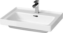 Cersanit CREA 60 Umývadlo nábytkové 60x44,5cm s prepadom, otvor pre bat, Biela K114-006 Cersanit CREA 60 Umývadlo nábytkové 60x44,5cm s prepadom, otvor pre bat, Biela K114-006