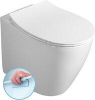 Isvea SENTIMENTI stojace WC, Rimless, 36x52 cm, biela (SmartFixPlus) spodný/zadný odpad 10SM10004SV Isvea SENTIMENTI stojace WC, Rimless, 36x52 cm, biela (SmartFixPlus) spodný/zadný odpad 10SM10004SV