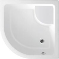 Aqualine Sprchová vanička akrylátová, štvrťkruh 90x90x28cm vrátane nožičiek, R550 C93 Aqualine Sprchová vanička akrylátová, štvrťkruh 90x90x28cm vrátane nožičiek, R550 C93