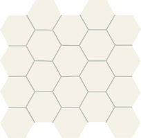 Tubadzin All in white/white mozaika 28,2x30,6x1 cm matná