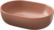 Cersanit Moduo 50 keramické umývadlo na dosku 50x35,5 cm Red Brick