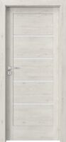 PORTA Doors dvere 90 Ľavé BB-zámok,SK-nor VERTE HOME G.4 so sklom,3D fólia Nórska borovica