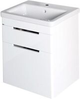 Sapho ELLA umývadlová skrinka 46,5x65x38,5cm, 2x zásuvka,biela 70052 Sapho ELLA umývadlová skrinka 46,5x65x38,5cm, 2x zásuvka,biela 70052