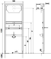 Jika Duofix podomietkový modul pre urinál, vr.upevň.sady (1)