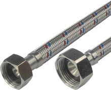 Klum Hadica pripojovacia nerez 10x14, FxF, 3/4"x3/4", 80cm CR486E