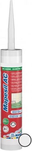 Mapei MAPESIL AC 111 silikónový tmel, protiplesňový, 310 ml, strieborno šedá