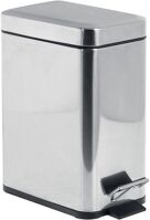 Aqualine SIMPLE LINE odpadkový koš obdĺžnik 5l, leštená nerez GAQ005