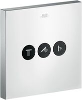 Axor SHOWER Select uzatvárací a prepínací ventil pre 3 spotrebiče,chróm 36717000