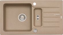 Alveus NIAGARA 70 kuchynský granitový drez so sifónom 78x43,5 - Beige 1089486