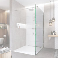 Mereo Novea sklo pre Walk in 85,4 x 200 cm, 8mm, EASY CLEAN, Číre CK10602S