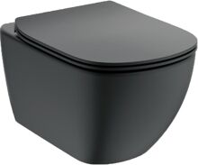 Ideal Standard Tesi set Závesné WC Aquablade čierna matná (hodvábna)asedátko SoftClosse Ideal Standard Tesi set Závesné WC Aquablade čierna matná (hodvábna)asedátko SoftClosse