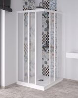 Forte ACRIL-ANGOLO NEW rohový sprchový kút 90x90x190 cm Polystyrol pr.Biely Posuvné d Forte ACRIL-ANGOLO NEW rohový sprchový kút 90x90x190 cm Polystyrol pr.Biely Posuvné d