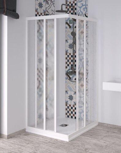 Hopa Čtvercový sprchový kout ACRIL - ANGOLO NEW - BARVA rámu - Bílá, Rozměr A - 70 cm, Roz