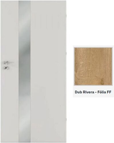 IMPERIODOOR set Dvere Niagara Mirror 3 fólia Dub Riviera zrkadlo 155 mm+Zárubeň