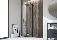 Forte DECO WALK-IN W1P spr. zástena 100 cm,sklo Číre,profil Biely,Pravá,1x vzpera,oto