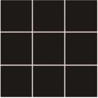 Rako COLOR TWO GAA0K548 mozaika 9,7x9,7 Čierna 9,7x9,7x0,6cm, 1.tr.