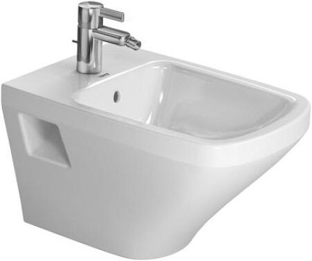 Duravit DURA STYLE bidet závesný 54x37 s prepadom, otv.pre bat, Biela 2282150000