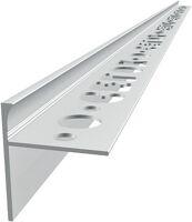 Celox Hliníkový Terasový profil ukončovací pre dlažbu hrúbky max. 10 mm Elox Strieb. 2,5 m 392001