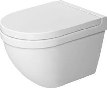 Duravit Starck 3 závesné WC 36x48,5 cm,Durafix,WonderGliss,Biela