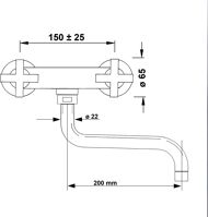 Sapho TRAX nástenná batéria, chróm 606 (2) (2)