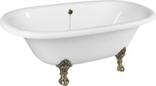 Polysan REGATA voľne stojaca vaňa 175x85x61cm, nohy bronz, biela Polysan REGATA voľne stojaca vaňa 175x85x61cm, nohy bronz, biela