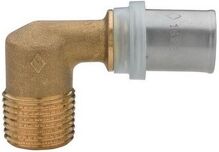 RB-KOLENO 26 x 3/4" Koleno lisovacie s vonkajším závitom nástenka 5010002605