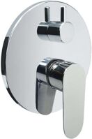 Mereo Sprchová podomietková batéria s trojcestným prepínačom, Viana, Mbox, gulatý kryt, chróm