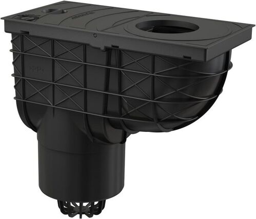 ENPRO Strešný odkvapkávač DN O 125 mm, čierny 149810
