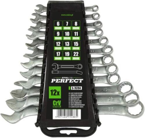 STALCO Sada klíčů očkoplochých, leštěných, 6 - 32 mm PERFECT, set 12 ks