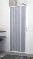 Forte FLEX-MARTE NEW sprch.dvere do niky 120-150x185cm Polystyrol/Biely zatv do stran
