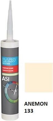 RAKO system ASI 133 Silikónový tesniaci tmel, vodeodolný-protiplesňový,mraz 310 ml, Anemon