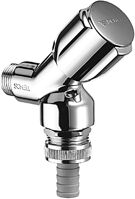 Schell šikmý prístrojový ventil COMFORT, so spätnou klapkou a privzdušnením 1/2"chróm 033920699
