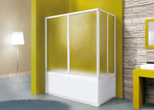 Aquatek ROYAL VA4 vaňová zástena 160x70/140, rám biely, výplň Krilex Aquatek ROYAL VA4 vaňová zástena 160x70/140, rám biely, výplň Krilex