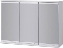 Olsen Spa TRIGA II Zrkadlová skrinka kovová 60x55x17cm, Biela OLNPST6055
