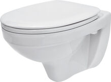 Cersanit DELFI WC misa závesná 36x52cm so sedátkom Polypropylén Biela