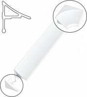 RAVAK sada koncoviek pre kryciu lištu 11 white, 2 koncovky a 2 rohy B460000001 B460000001 RAVAK sada koncoviek pre kryciu lištu 11 white, 2 koncovky a 2 rohy B460000001 B460000001