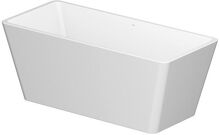 Cersanit CREA Vaňa voľne stojaca akrylátová 162x72 anohy+sifón chrom Biela S301-299
