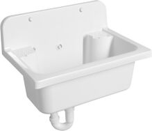 Aqualine Závesná výlevka 55x37cm, plast, biela Aqualine Závesná výlevka 55x37cm, plast, biela
