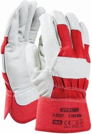 Rukavice kožené S-SKIN HARD, 10, STALCO