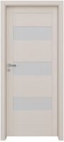 INVADO interiérové dvere SIENA 3 presklené, Laminolack Kašmír matný B770