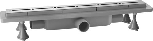 Omp Tea RENOVA ECO LINE podlahový žľab s roštom z nerezové oceli, L-900, DN40