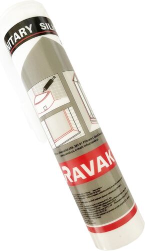 Ravak Silikón BIELY, 310ml X01200