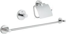 GROHE Essentials 40775001 Súprava doplnkov do kúpeľne 3 v 1, Chróm