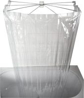 Ridder OMBRELLA skladacia sprchová kabína, 100x70cm, priehľadná 58200