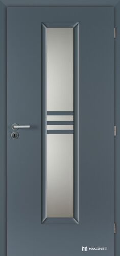 Doornite CPL-Premium laminátové STRIPE SKLO Antracit interiérové dvere