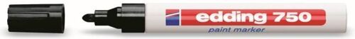 Popisovač lakový, Edding 750, žltý