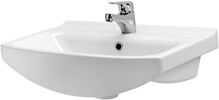 Cersanit CERSANIA NEW 55 Umývadlo nábytkové 55x39cm s prepad,otv.pre bat, Biela K11-0045 K11-0045