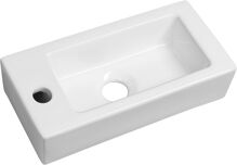 Sapho ZOE keramické umývadlo 37x9x19 cm, ľavé AR496